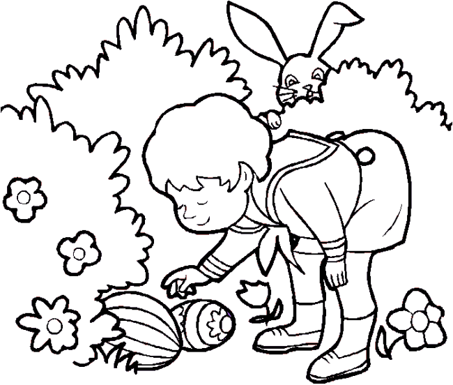 Spring Coloring Picture 1