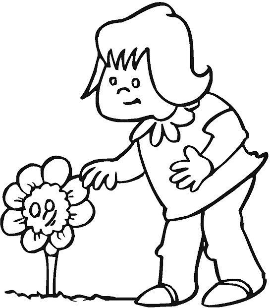Spring Coloring Picture 7