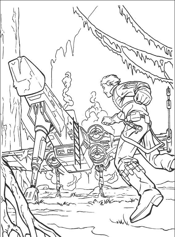 Star Wars Coloring Picture 7