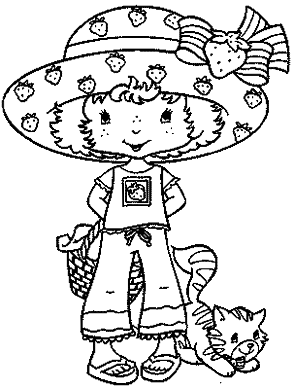 Strawberry Shortcake Coloring Picture 10