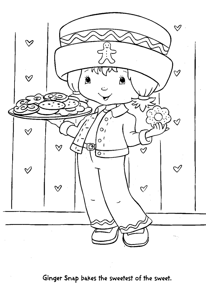 Strawberry Shortcake Coloring Picture 12