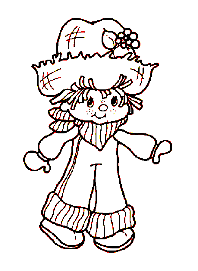 Strawberry Shortcake Coloring Picture 3