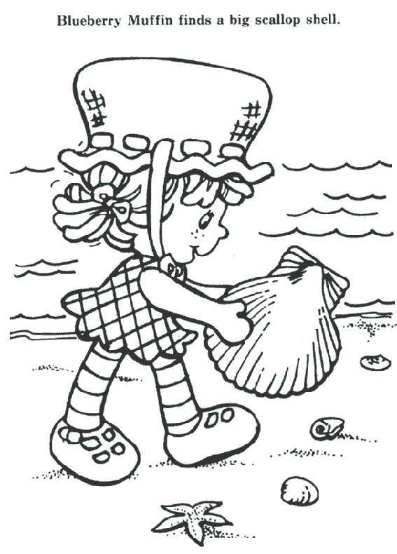 Strawberry Shortcake Coloring Picture 5