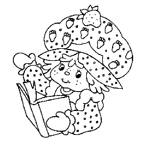 Strawberry Shortcake Coloring Picture 6