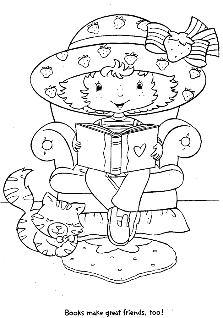Strawberry Shortcake Coloring Picture 8