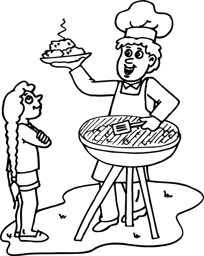 Summer Coloring Picture 6
