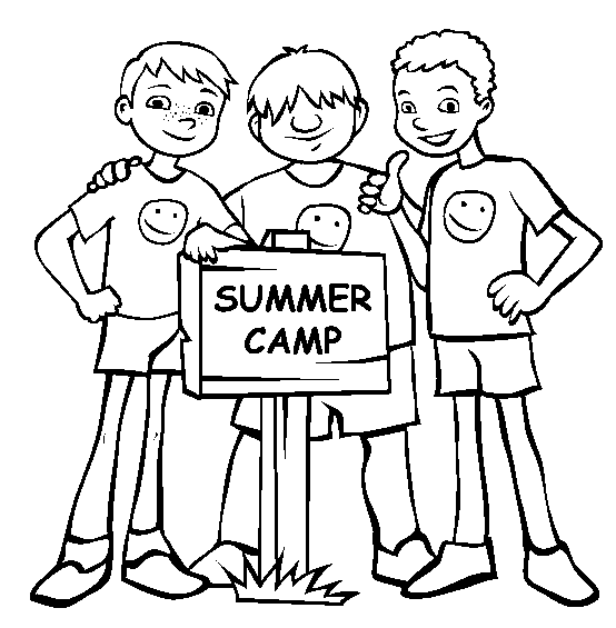 Summer Coloring Picture 7