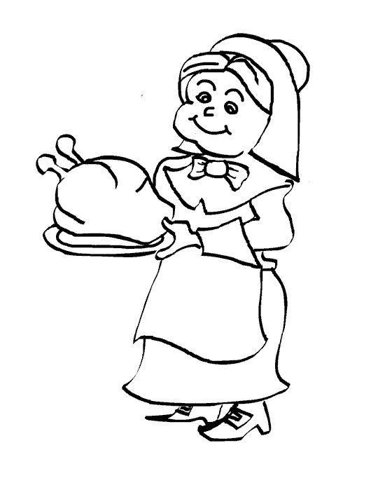 Thanksgiving Coloring Picture 12