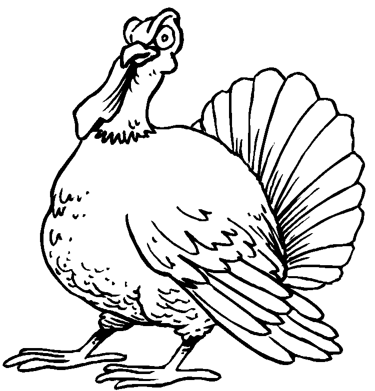 Thanksgiving Coloring Picture 5