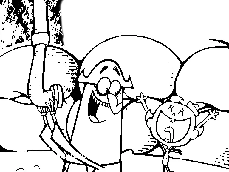 The Marvelous Adventure of Flapjack Coloring Picture 9
