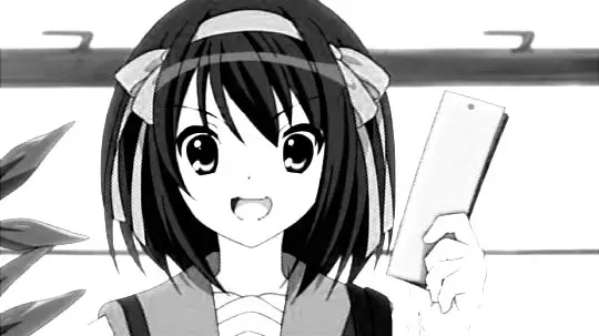 The Melancholy of Haruhi Suzumiya Coloring Picture 1