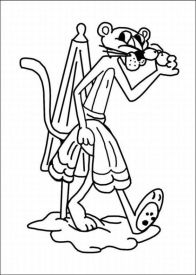 The Pink Panther Show Coloring Picture 1