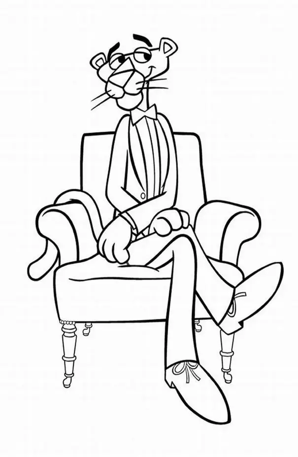 The Pink Panther Show Coloring Picture 10