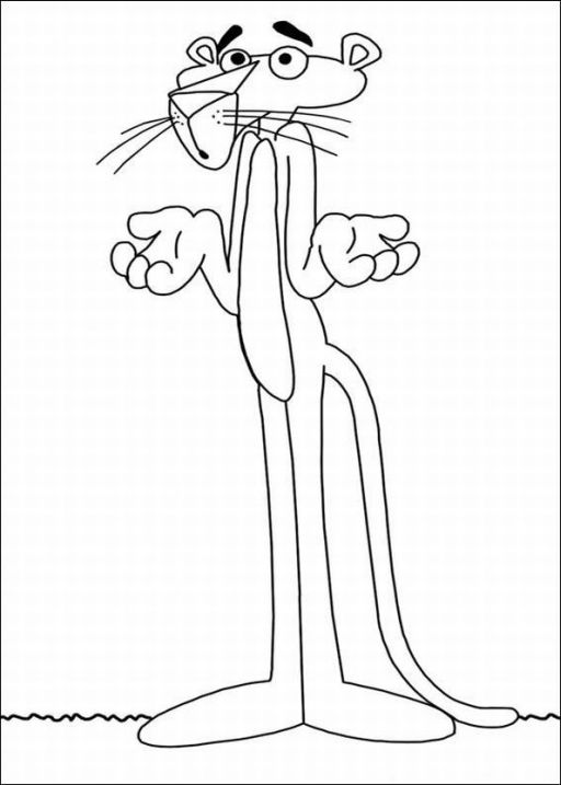 The Pink Panther Show Coloring Picture 2