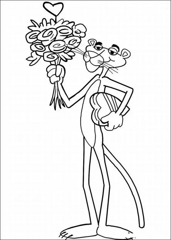 The Pink Panther Show Coloring Picture 4