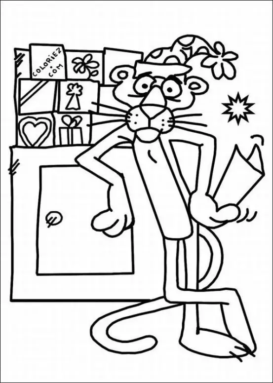 The Pink Panther Show Coloring Picture 5