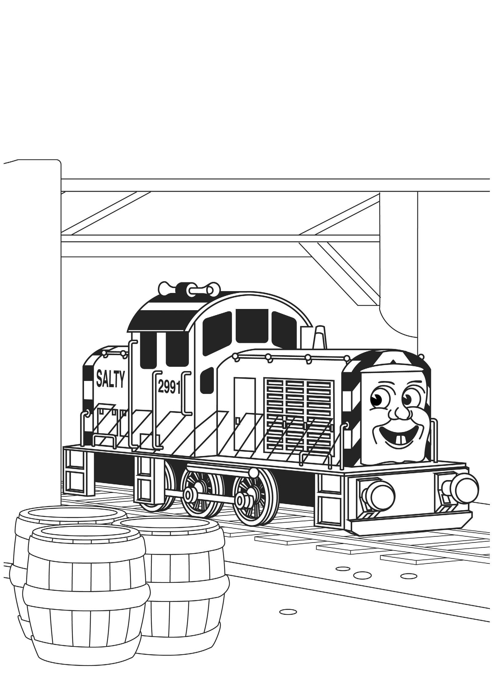 Thomas Coloring Picture 10
