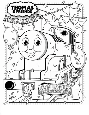 Thomas Coloring Picture 2