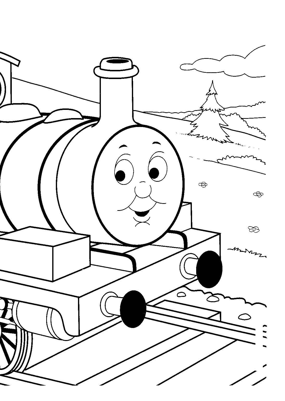 Thomas Coloring Picture 3