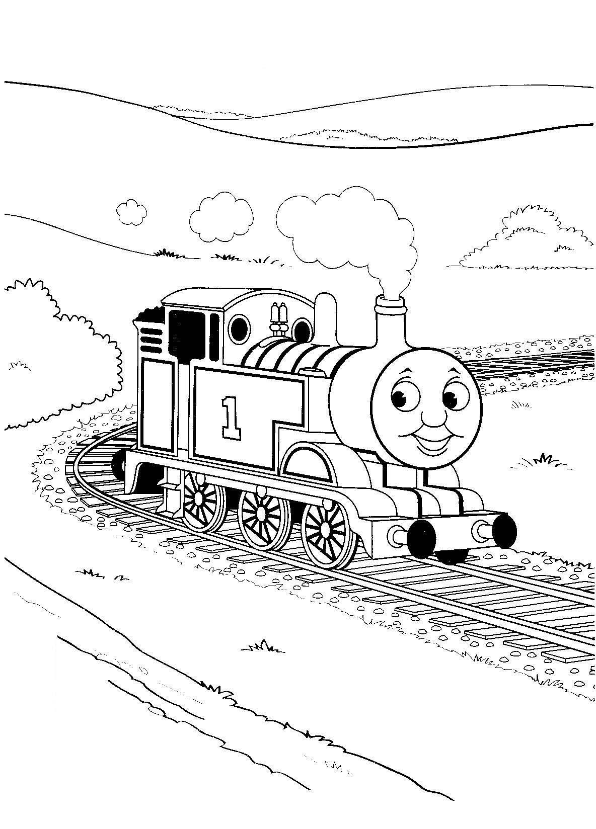 Thomas Coloring Picture 4