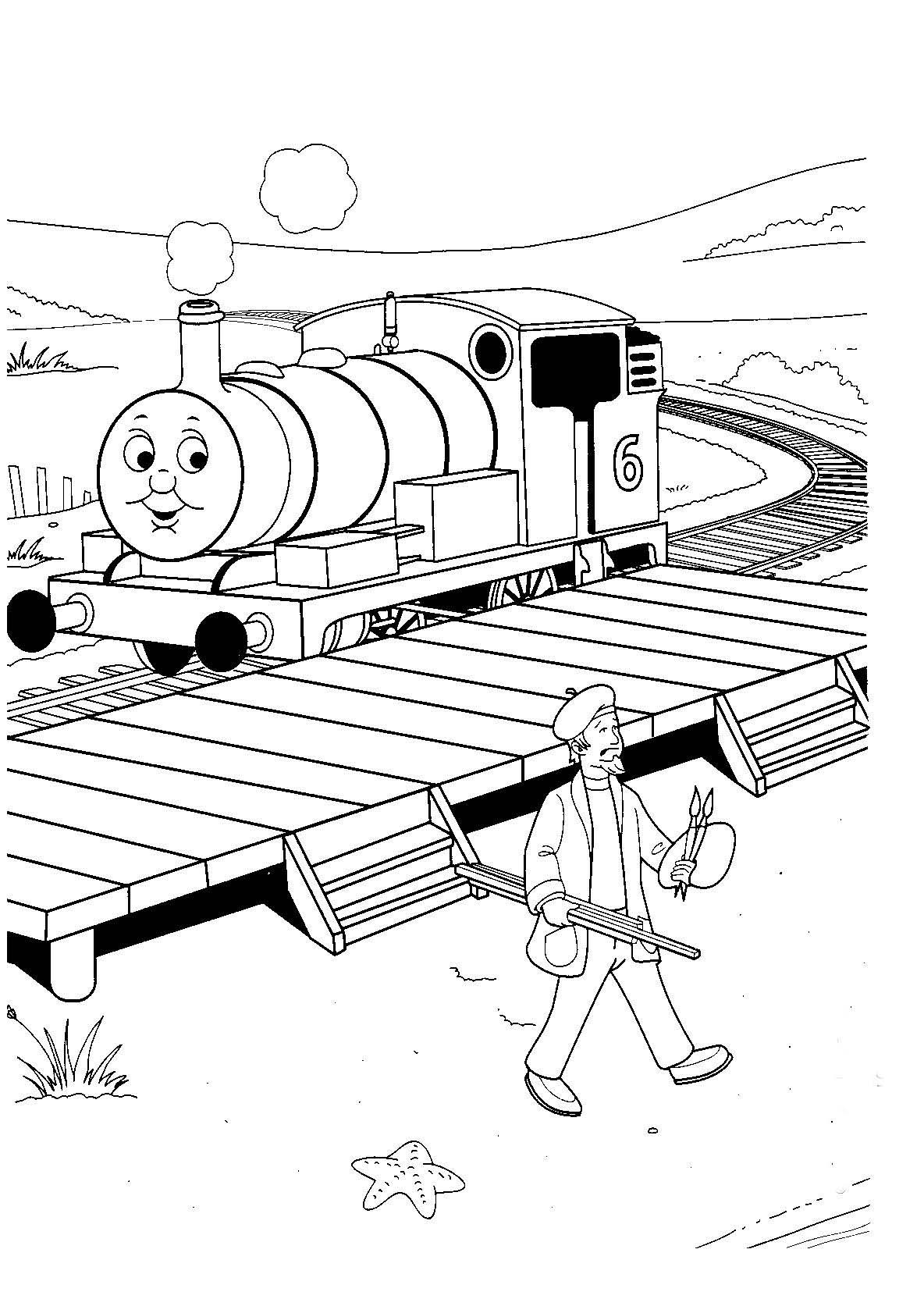 Thomas Coloring Picture 5