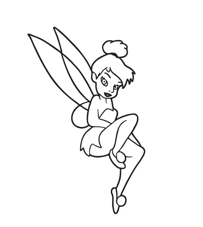Tinkerbell Coloring Picture 10