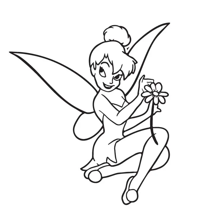 Tinkerbell Coloring Picture 11