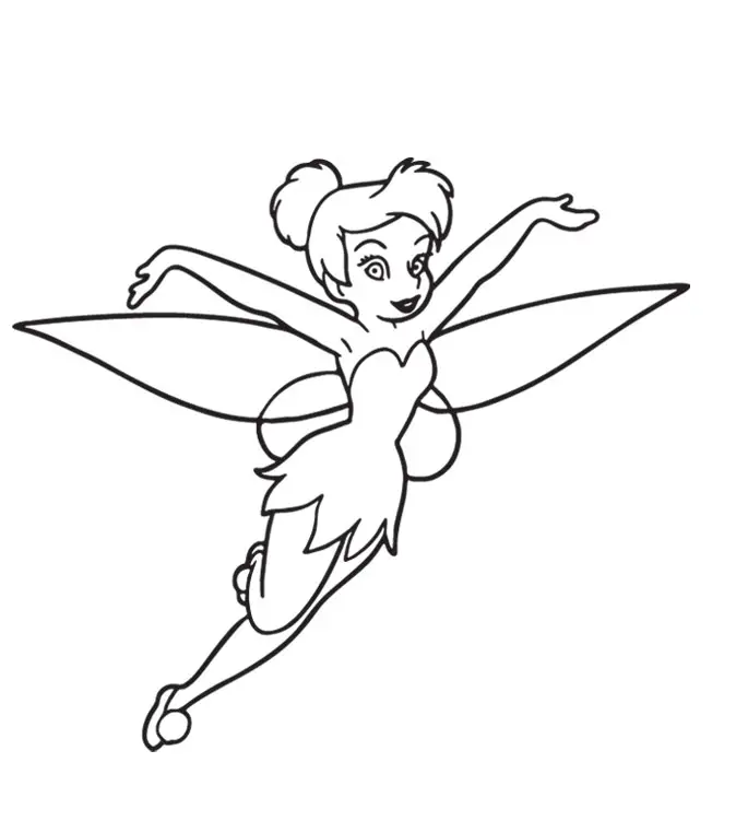 Tinkerbell Coloring Picture 12