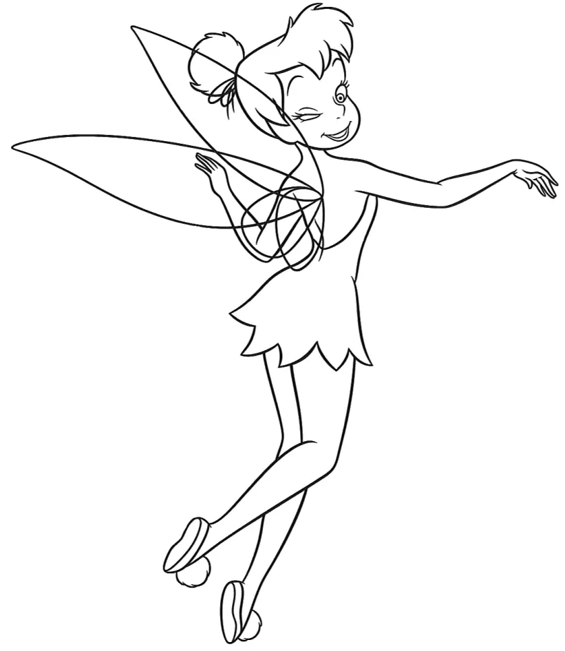 Tinkerbell Coloring Picture 5