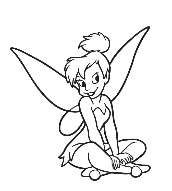 Tinkerbell Coloring Picture 8