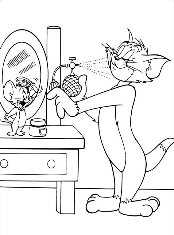 Tom and Jerry The Movie Coloring Picture 3