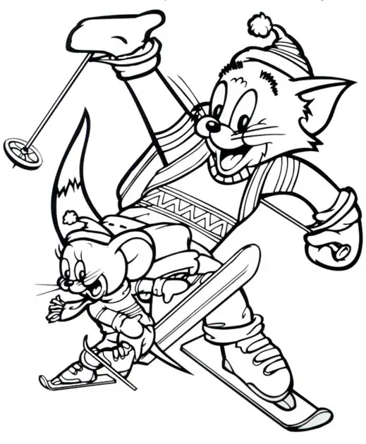 Tom and Jerry The Movie Coloring Picture 4