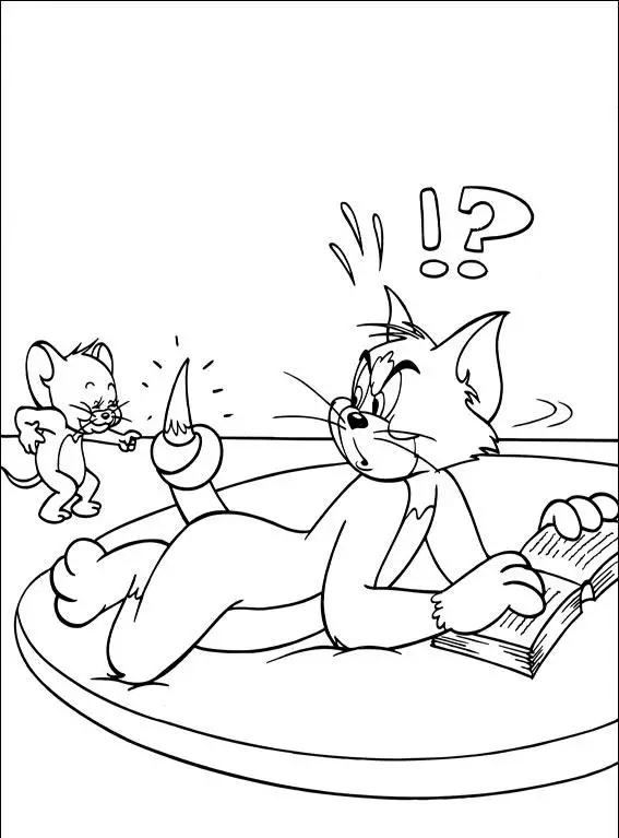 Tom and Jerry The Movie Coloring Picture 5