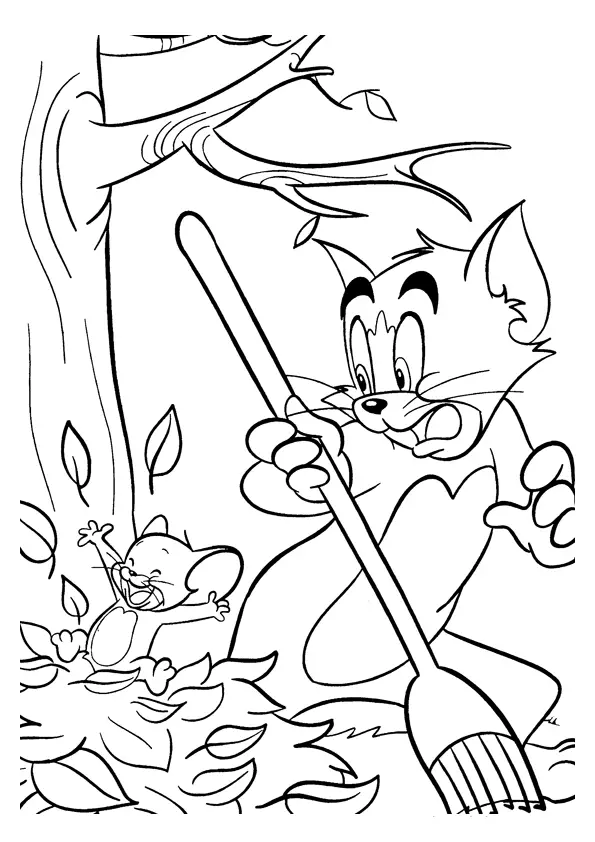 Tom and Jerry The Movie Coloring Picture 9
