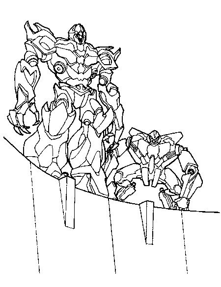 Transformers Coloring Picture 3