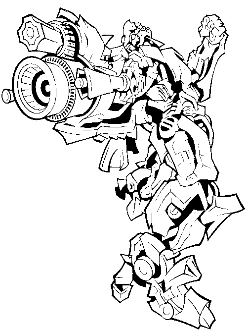Transformers Coloring Picture 7