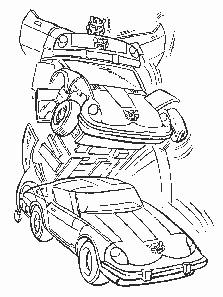 Transformers Coloring Picture 9