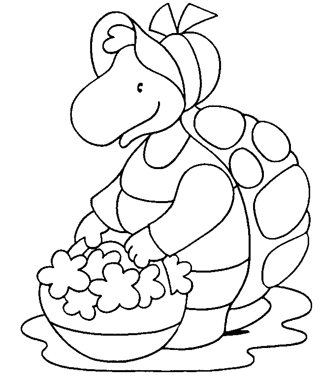 Turtle Coloring Picture 8