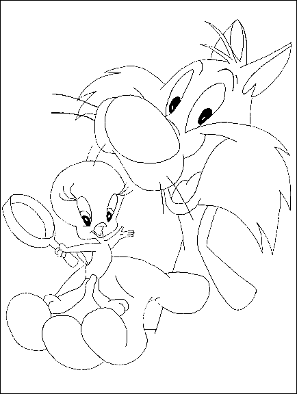 Tweety Bird Coloring Picture 1