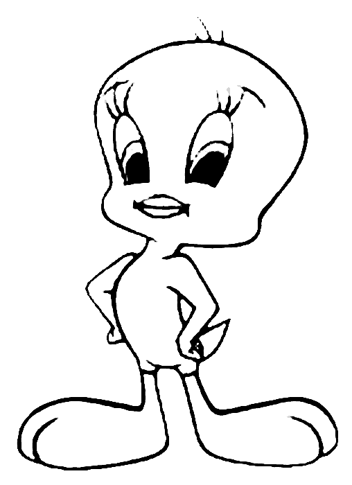Tweety Bird Coloring Picture 10