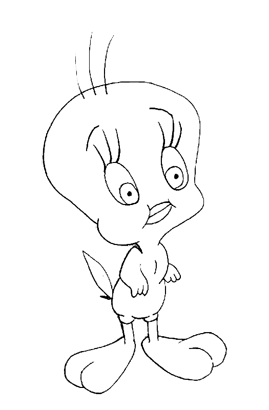 Tweety Bird Coloring Picture 11