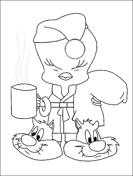 Tweety Bird Coloring Picture 12