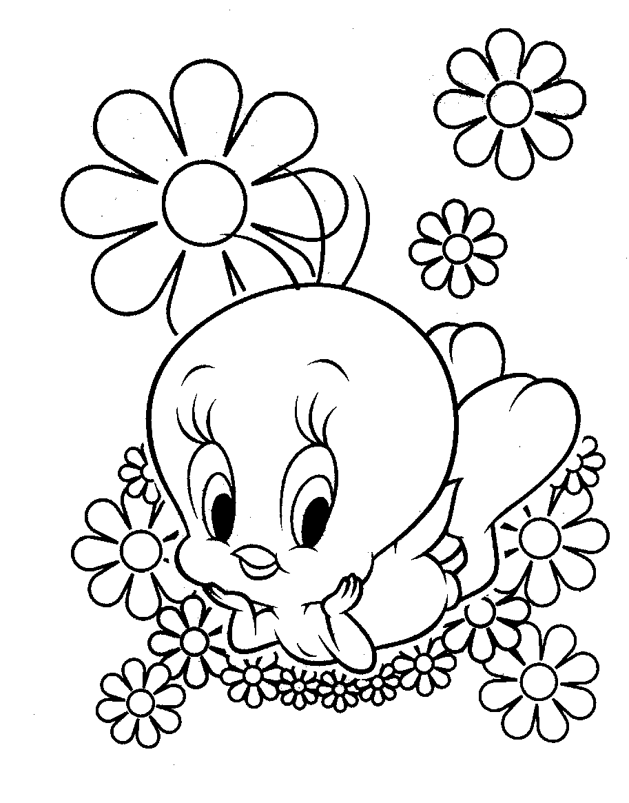 Tweety Bird Coloring Picture 3