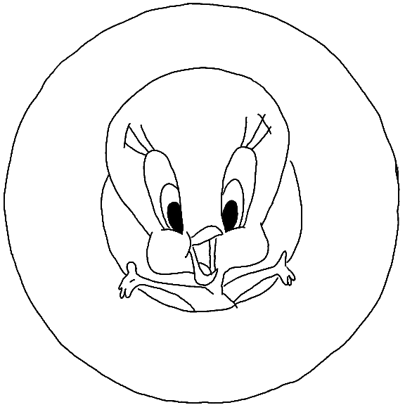 Tweety Bird Coloring Picture 8