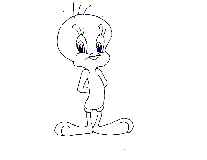 Tweety Coloring Picture 10