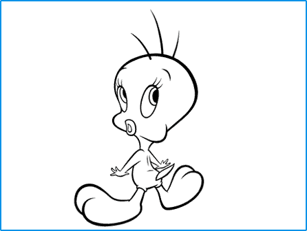 Tweety Coloring Picture 11