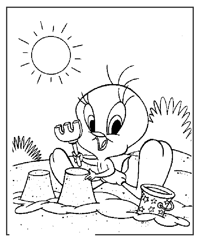 Tweety Coloring Picture 2