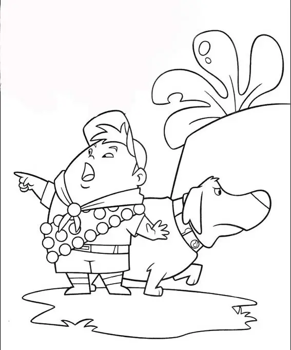 Up Coloring Picture 7