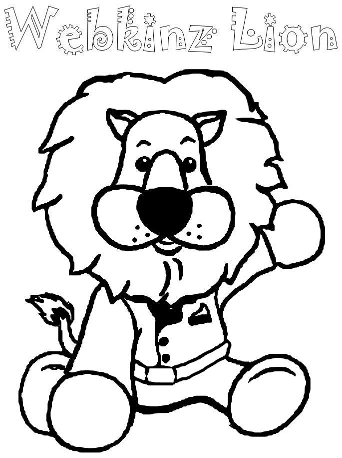 Webkinz Coloring Picture 1