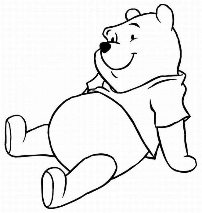 Winnie The Pooh Coloring Picture 1